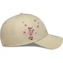 lippikset-kaareva-beige-saadettava-nauha-9forty-floral-icon-side-new-york-yankees-mlb-new-era