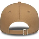 lippikset-kaareva-ruskea-saadettava-nauha-9forty-linen-los-angeles-dodgers-mlb-new-era