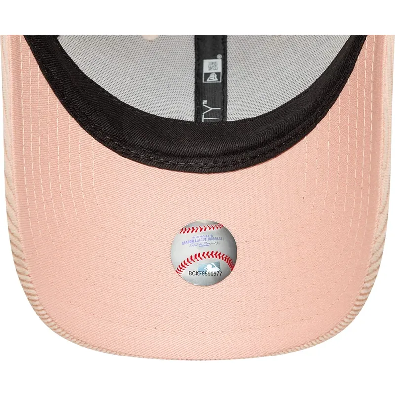 cap-kaareva-pink-adjustable-strap-9forty-mini-cord-los-angeles-dodgers-mlb-new-era
