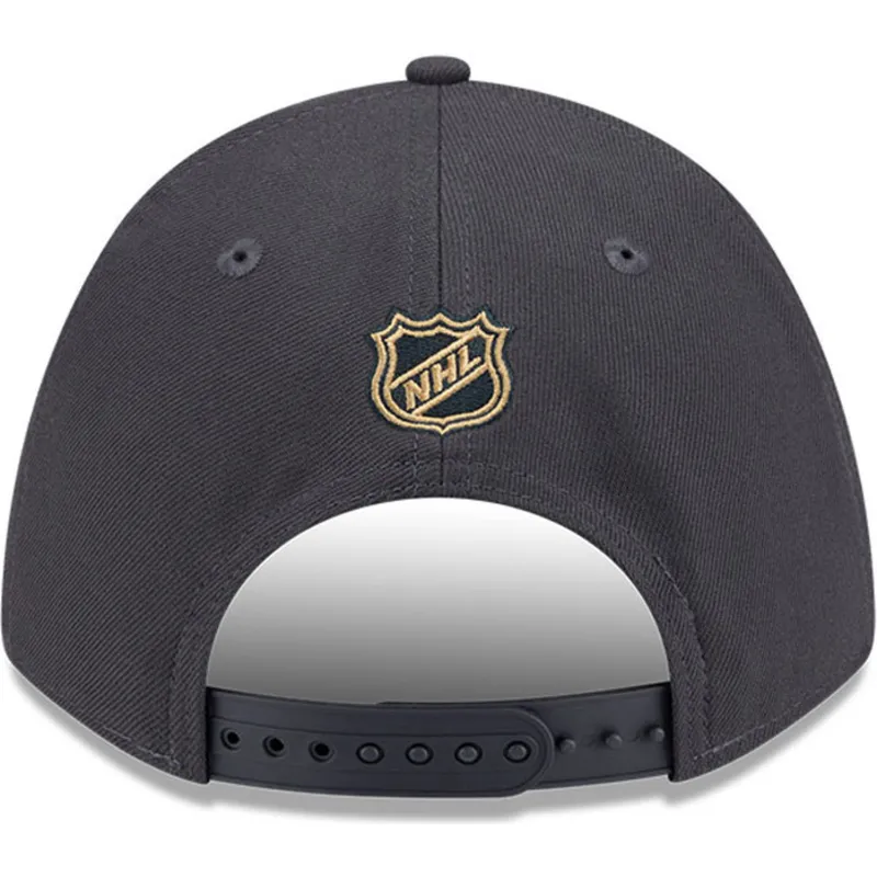 lippikset-kaareva-harmaa-snapback-9forty-m-crown-vegas-golden-knights-nhl-new-era