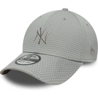 Cap kaareva gray ajustada 39THIRTY Stretch Mesh New York Yankees MLB New Era