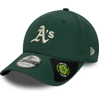 Cap kaareva green adjustable strap 9FORTY Recycled Midi Oakland Athletics MLB New Era