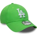 cap-kaareva-green-adjustable-strap-claro-9forty-league-essential-los-angeles-dodgers-mlb-new-era