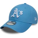 cap-kaareva-blue-adjustable-strap-claro-9forty-league-essential-oakland-athletics-mlb-new-era