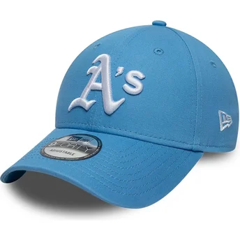 Cap kaareva blue adjustable strap claro 9FORTY League Essential Oakland Athletics MLB New Era