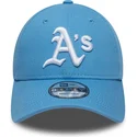 cap-kaareva-blue-adjustable-strap-claro-9forty-league-essential-oakland-athletics-mlb-new-era