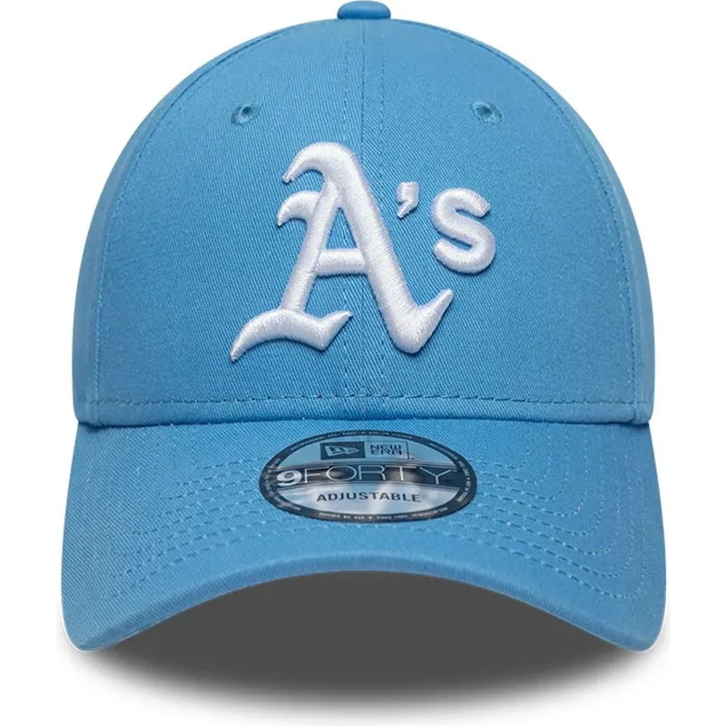 cap-kaareva-blue-adjustable-strap-claro-9forty-league-essential-oakland-athletics-mlb-new-era