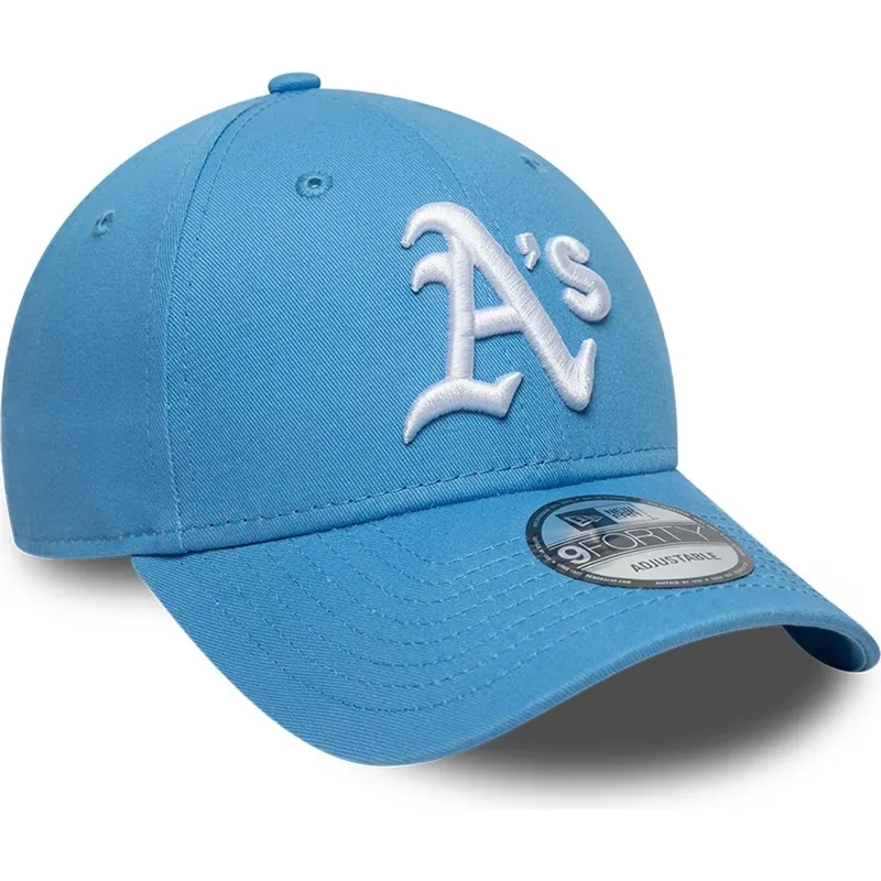 lippikset-kaareva-sininen-saadettava-nauha-9forty-league-essential-oakland-athletics-mlb-new-era