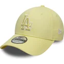 cap-kaareva-yellow-adjustable-strap-9forty-team-outline-los-angeles-dodgers-mlb-new-era