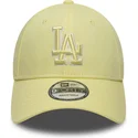 cap-kaareva-yellow-adjustable-strap-9forty-team-outline-los-angeles-dodgers-mlb-new-era