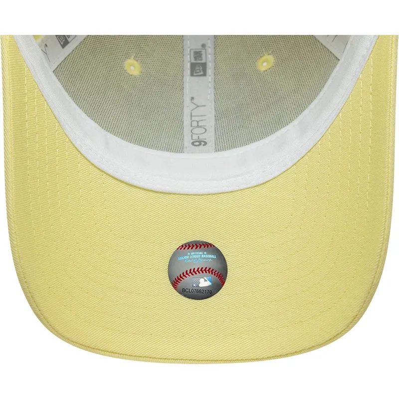 cap-kaareva-yellow-adjustable-strap-9forty-team-outline-los-angeles-dodgers-mlb-new-era cap-kaareva-yellow-adjustable-strap-9forty-team-outline-los-angeles-dodgers-mlb-new-era