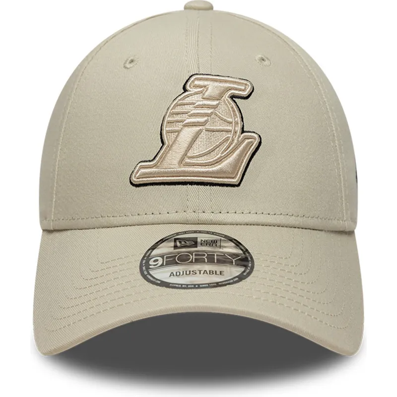 cap-kaareva-beige-adjustable-strap-9forty-team-outline-los-angeles-lakers-nba-new-era cap-kaareva-beige-adjustable-strap-9forty-team-outline-los-angeles-lakers-nba-new-era