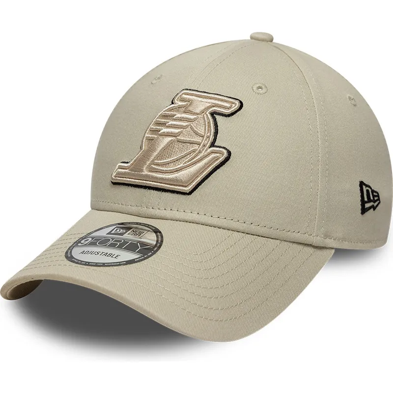 cap-kaareva-beige-adjustable-strap-9forty-team-outline-los-angeles-lakers-nba-new-era cap-kaareva-beige-adjustable-strap-9forty-team-outline-los-angeles-lakers-nba-new-era