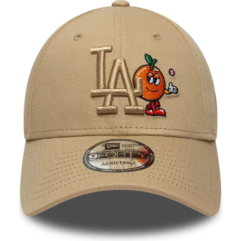 lippikset-kaareva-ruskea-saadettava-nauha-9forty-tonal-icon-los-angeles-dodgers-mlb-new-era