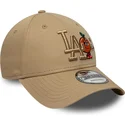 cap-kaareva-brown-adjustable-strap-9forty-tonal-icon-los-angeles-dodgers-mlb-new-era