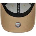 cap-kaareva-brown-adjustable-strap-9forty-tonal-icon-los-angeles-dodgers-mlb-new-era