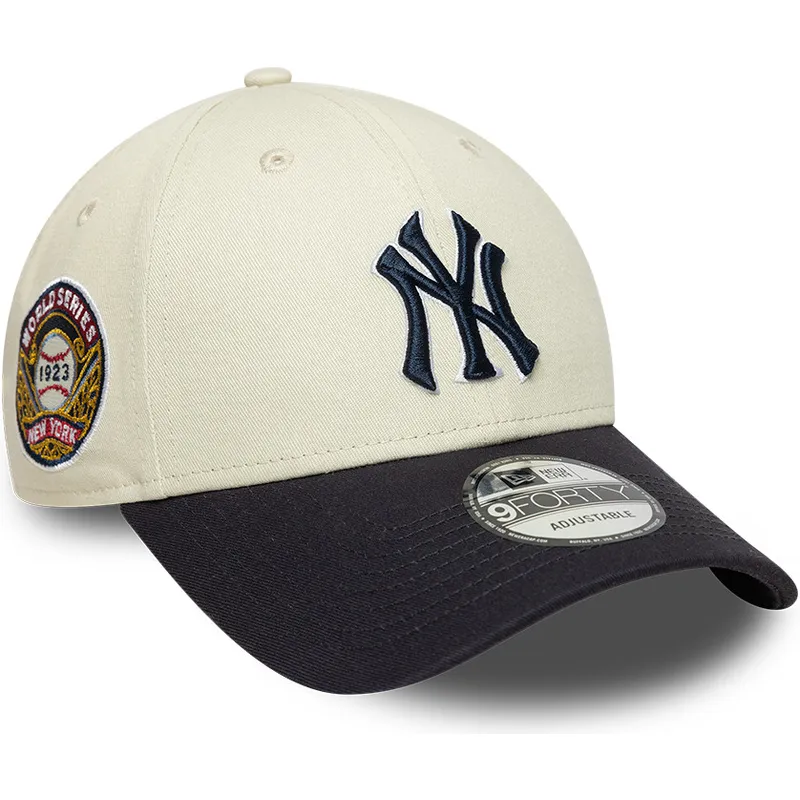 cap-kaareva-beige-adjustable-strap-9forty-world-series-new-york-yankees-mlb-new-era cap-kaareva-beige-adjustable-strap-9forty-world-series-new-york-yankees-mlb-new-era