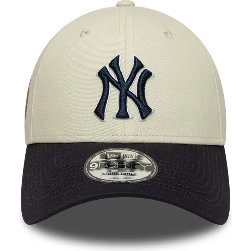 lippikset-kaareva-beige-saadettava-nauha-9forty-world-series-new-york-yankees-mlb-new-era lippikset-kaareva-beige-saadettava-nauha-9forty-world-series-new-york-yankees-mlb-new-era