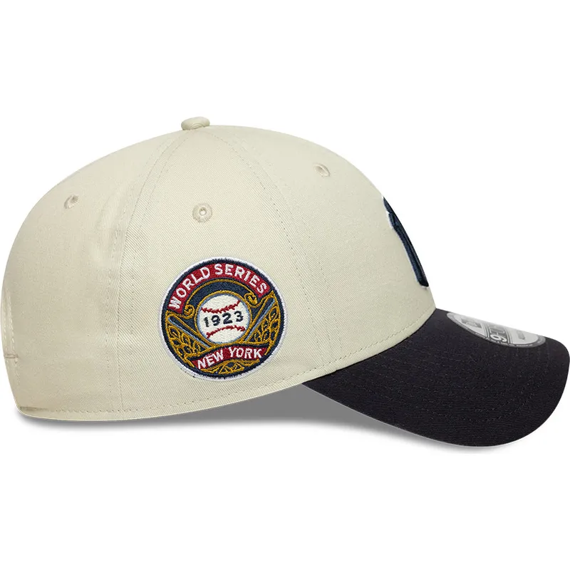lippikset-kaareva-beige-saadettava-nauha-9forty-world-series-new-york-yankees-mlb-new-era lippikset-kaareva-beige-saadettava-nauha-9forty-world-series-new-york-yankees-mlb-new-era