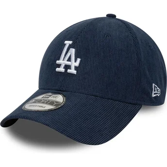 Lippikset kaareva laivastonsininen säädettävä nauha 9FORTY Soft Cord Los Angeles Dodgers MLB New Era