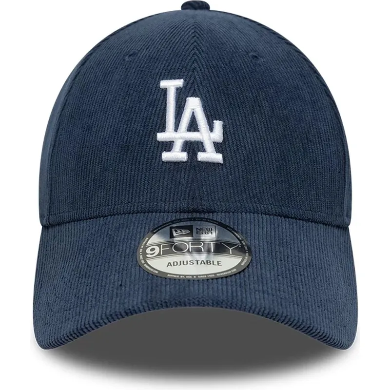 cap-kaareva-navy-blue-adjustable-strap-9forty-soft-cord-los-angeles-dodgers-mlb-new-era cap-kaareva-navy-blue-adjustable-strap-9forty-soft-cord-los-angeles-dodgers-mlb-new-era
