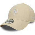 cap-kaareva-beige-adjustable-strap-9forty-soft-cord-new-york-mets-mlb-new-era