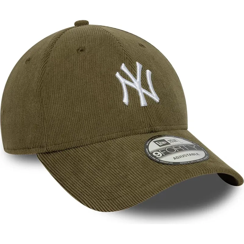 lippikset-kaareva-vihrea-saadettava-nauha-9forty-soft-cord-new-york-yankees-mlb-new-era