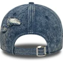 lippikset-kaareva-sininen-saadettava-nauha-9forty-acid-wash-denim-los-angeles-dodgers-mlb-new-era