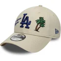 lippikset-kaareva-beige-saadettava-nauha-9forty-city-icon-los-angeles-dodgers-mlb-new-era