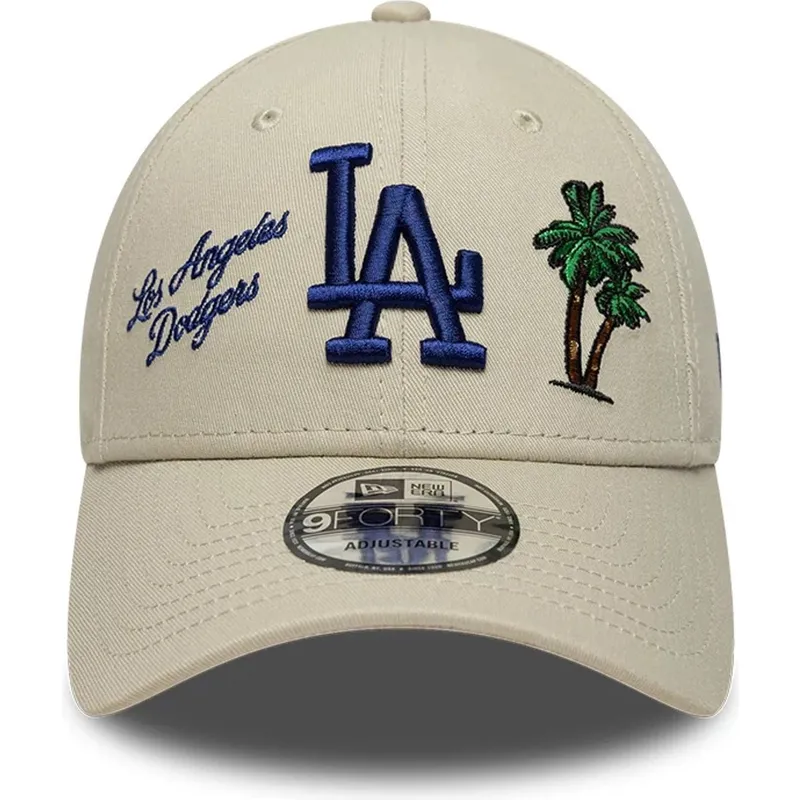 cap-kaareva-beige-adjustable-strap-9forty-city-icon-los-angeles-dodgers-mlb-new-era