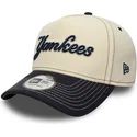 lippikset-kaareva-beige-snapback-e-frame-city-icon-new-york-yankees-mlb-new-era