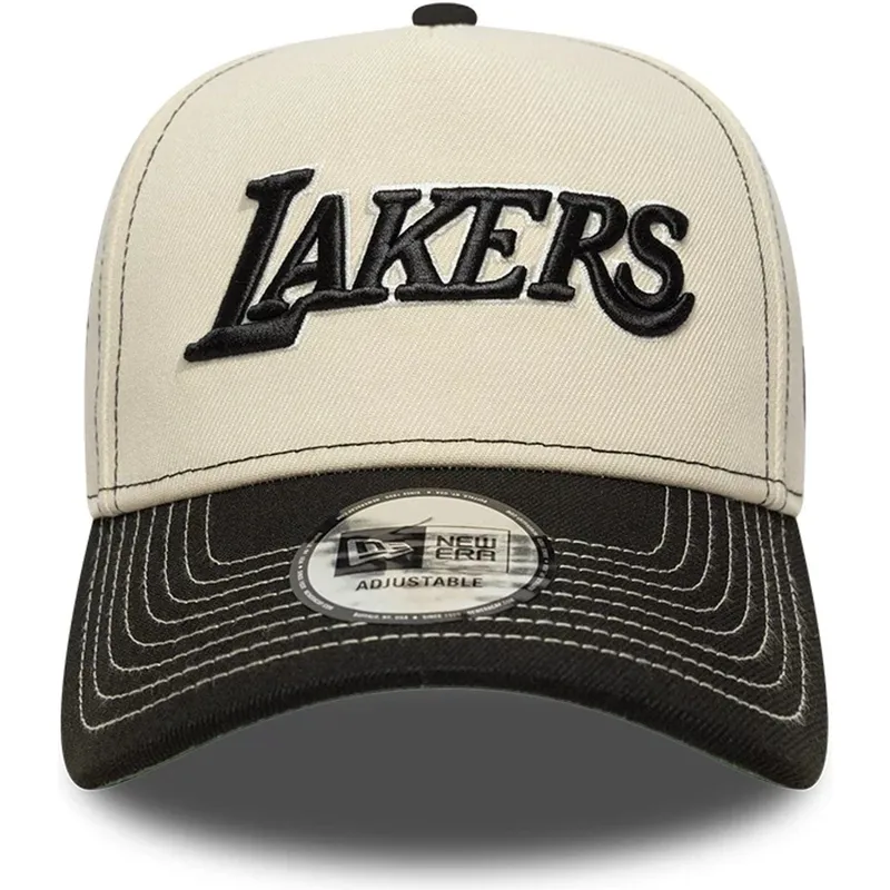 lippikset-kaareva-beige-snapback-e-frame-city-icon-los-angeles-lakers-nba-new-era