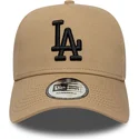 lippikset-kaareva-ruskea-snapback-e-frame-league-essential-los-angeles-dodgers-mlb-new-era
