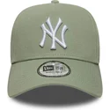 new-era-curved-brim-e-frame-league-essential-new-york-yankees-mlb-green-snapback-cap