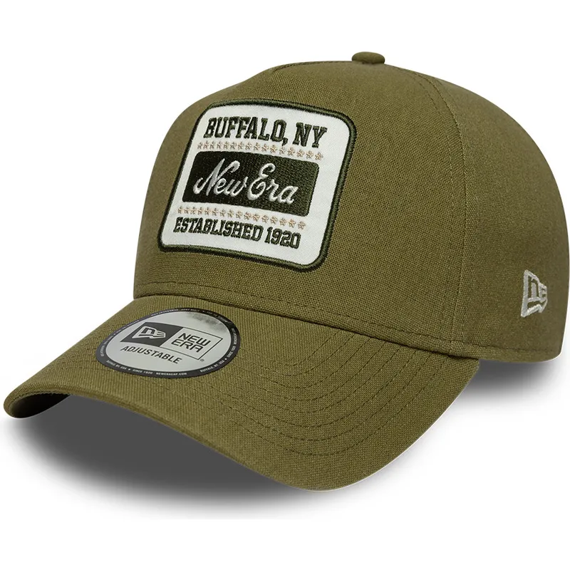 lippikset-kaareva-vihrea-snapback-e-frame-patch-linen-new-era