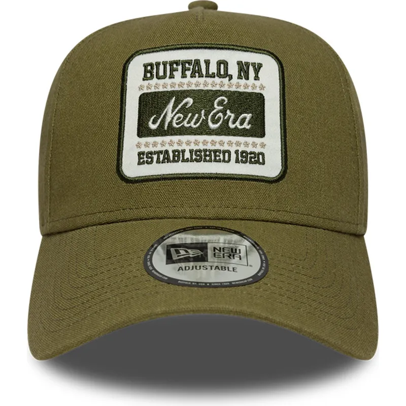 lippikset-kaareva-vihrea-snapback-e-frame-patch-linen-new-era