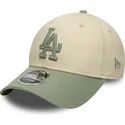 lippikset-kaareva-beige-snapback-9forty-m-crown-side-script-los-angeles-dodgers-mlb-new-era