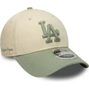 lippikset-kaareva-beige-snapback-9forty-m-crown-side-script-los-angeles-dodgers-mlb-new-era