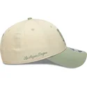 lippikset-kaareva-beige-snapback-9forty-m-crown-side-script-los-angeles-dodgers-mlb-new-era
