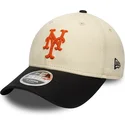 lippikset-kaareva-beige-snapback-9forty-m-crown-side-script-new-york-mets-mlb-new-era