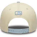 lippikset-kaareva-beige-snapback-9forty-m-crown-side-script-new-york-yankees-mlb-new-era