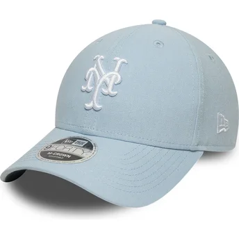 Cap kaareva blue snapback claro 9FORTY M-Crown Linen New York Mets MLB New Era