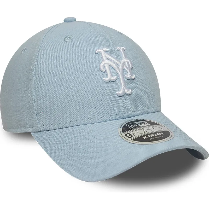 cap-kaareva-blue-snapback-claro-9forty-m-crown-linen-new-york-mets-mlb-new-era cap-kaareva-blue-snapback-claro-9forty-m-crown-linen-new-york-mets-mlb-new-era