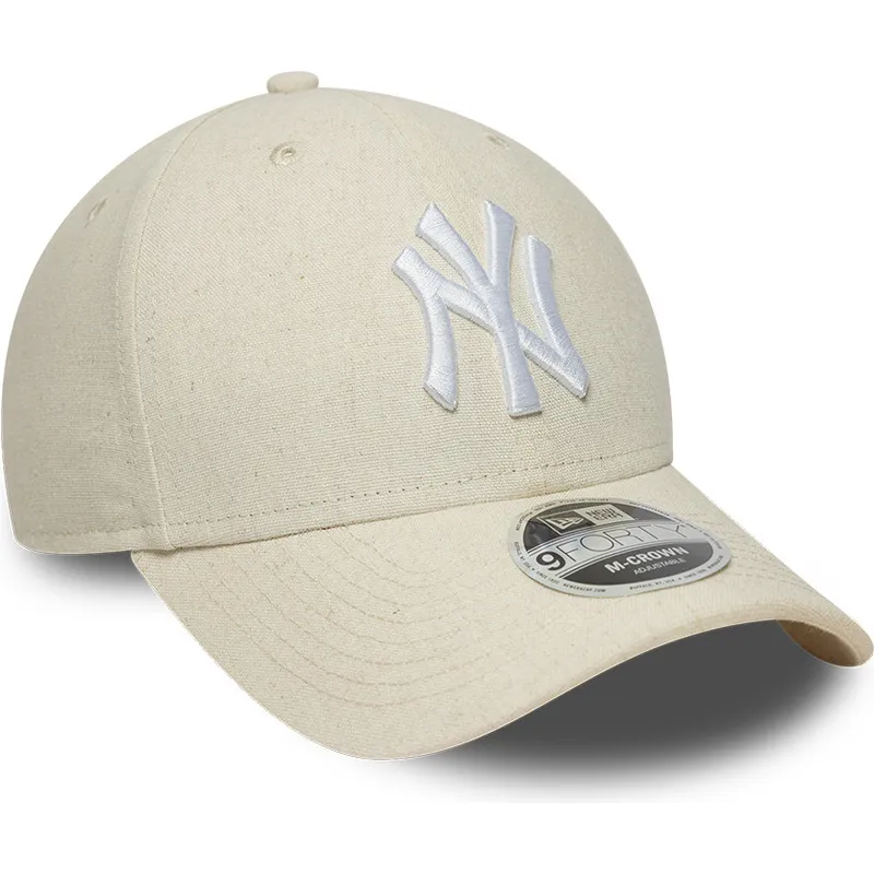 cap-kaareva-beige-snapback-9forty-m-crown-linen-new-york-yankees-mlb-new-era cap-kaareva-beige-snapback-9forty-m-crown-linen-new-york-yankees-mlb-new-era