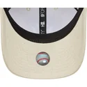 lippikset-kaareva-beige-snapback-9forty-m-crown-linen-new-york-yankees-mlb-new-era