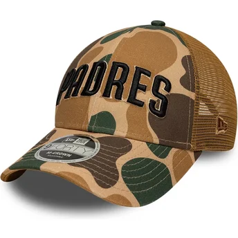 Lippikset kaareva rekka maastokuvio snapback 9FORTY M-Crown Wordmark San Diego Padres MLB New Era