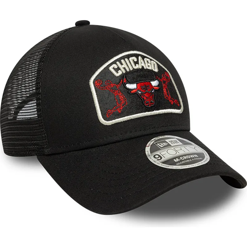 cap-kaareva-black-snapback-9forty-m-crown-a-frame-chicago-bulls-nba-new-era cap-kaareva-black-snapback-9forty-m-crown-a-frame-chicago-bulls-nba-new-era
