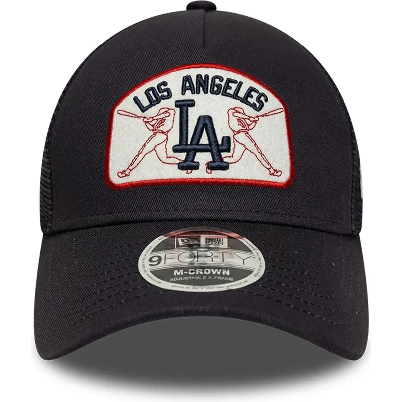 lippikset-kaareva-rekka-laivastonsininen-snapback-9forty-m-crown-a-frame-los-angeles-dodgers-mlb-new-era