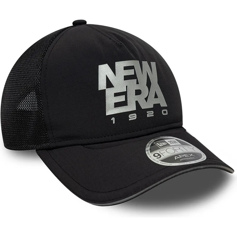lippikset-kaareva-rekka-musta-saadettava-nauha-9forty-apex-reflective-a-frame-new-era lippikset-kaareva-rekka-musta-saadettava-nauha-9forty-apex-reflective-a-frame-new-era