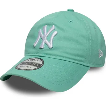 Lippikset kaareva vihreä säädettävä nauha 9TWENTY League Essential New York Yankees MLB New Era